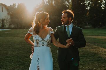 mariage à l'orangerie des demoiselles