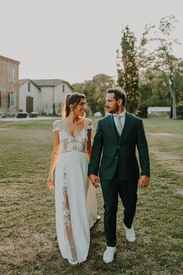 mariage à l'orangerie des demoiselles