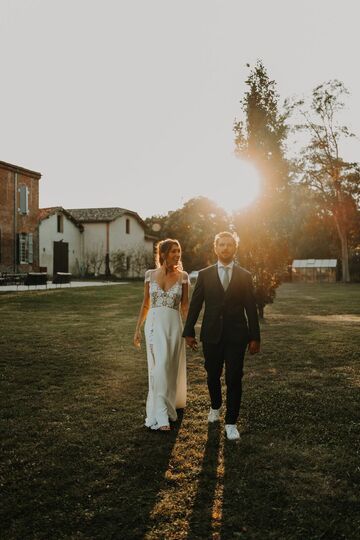 mariage à l'orangerie des demoiselles