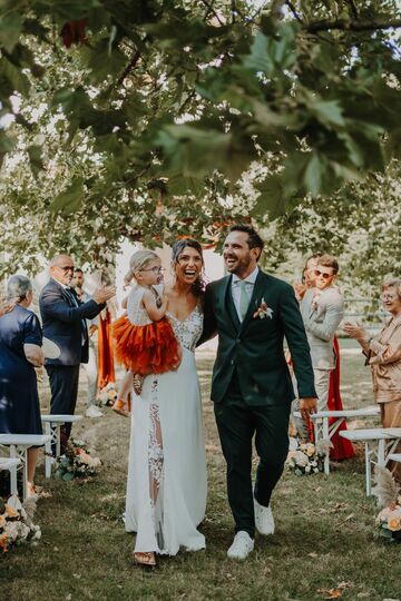 mariage à l'orangerie des demoiselles