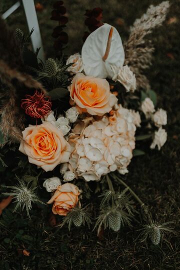 mariage à l'orangerie des demoiselles