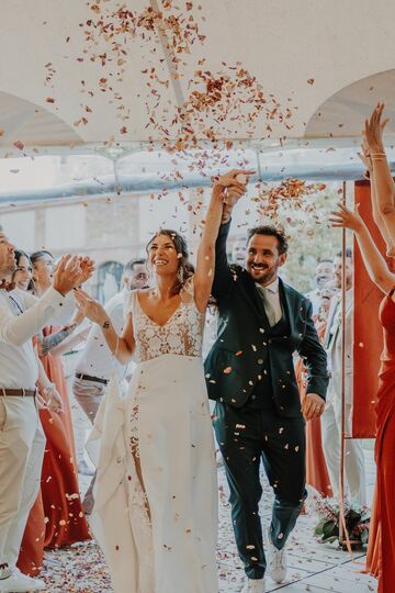 mariage à l'orangerie des demoiselles