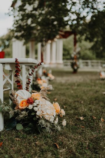 mariage à l'orangerie des demoiselles