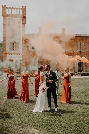 mariage à l'orangerie des demoiselles