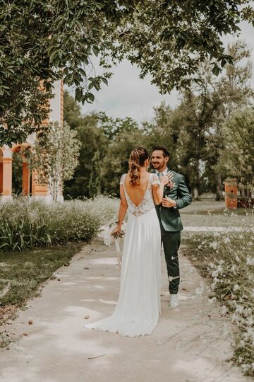 mariage à l'orangerie des demoiselles