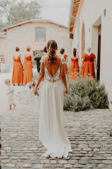 mariage à l'orangerie des demoiselles