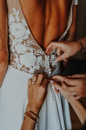 mariage à l'orangerie des demoiselles