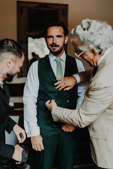 mariage à l'orangerie des demoiselles