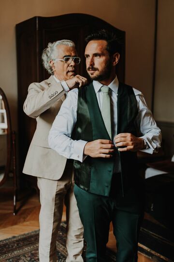 mariage à l'orangerie des demoiselles