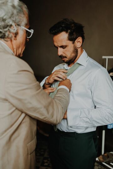 mariage à l'orangerie des demoiselles