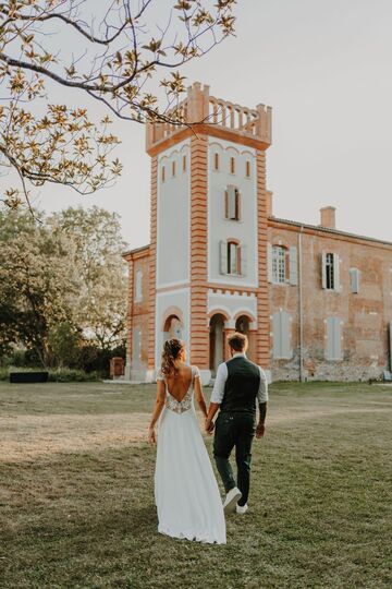 mariage à l'orangerie des demoiselles