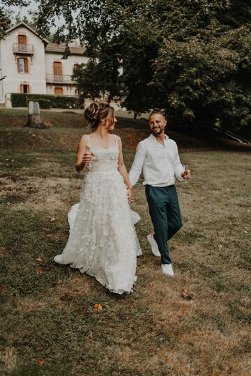 mariage à la métairie du chateau