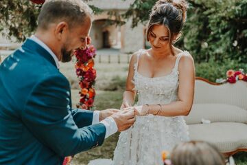 mariage à la métairie du chateau