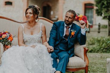 mariage à la métairie du chateau