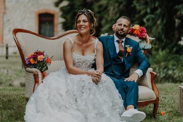 mariage à la métairie du chateau