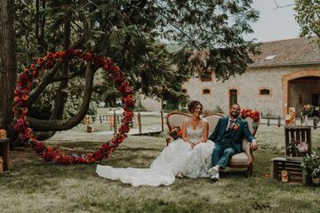 mariage à la métairie du chateau