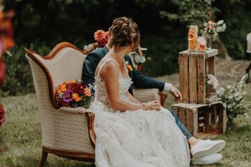 mariage à la métairie du chateau