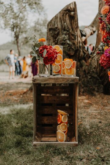 mariage à la métairie du chateau