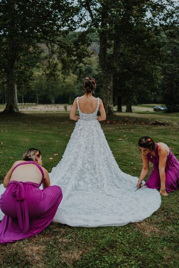 mariage à la métairie du chateau